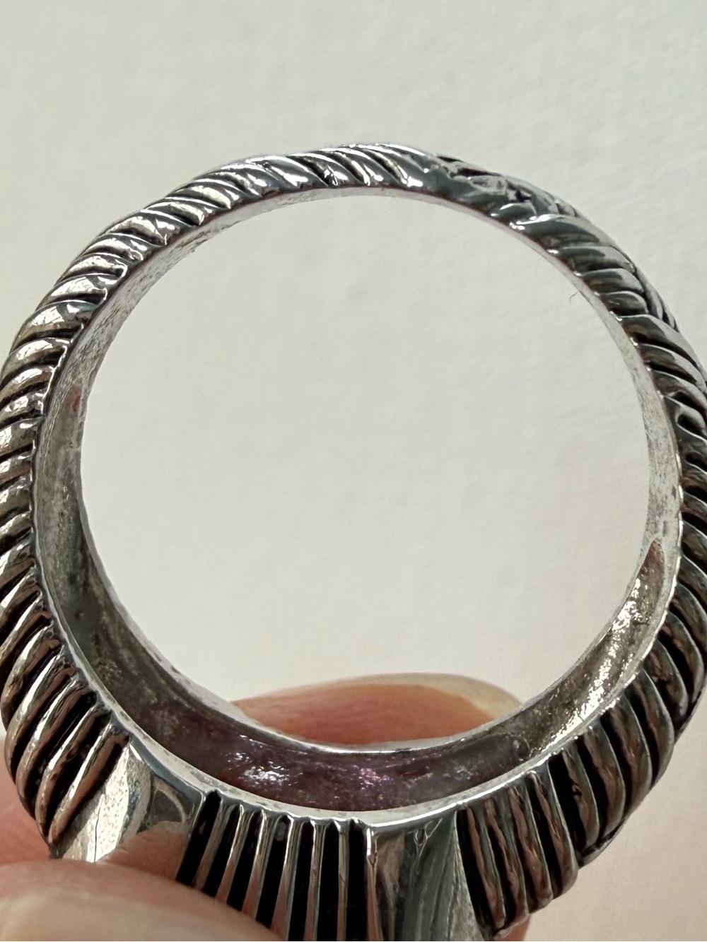 925 Pink Cushion-Cut Ring - Picture 5 of 12